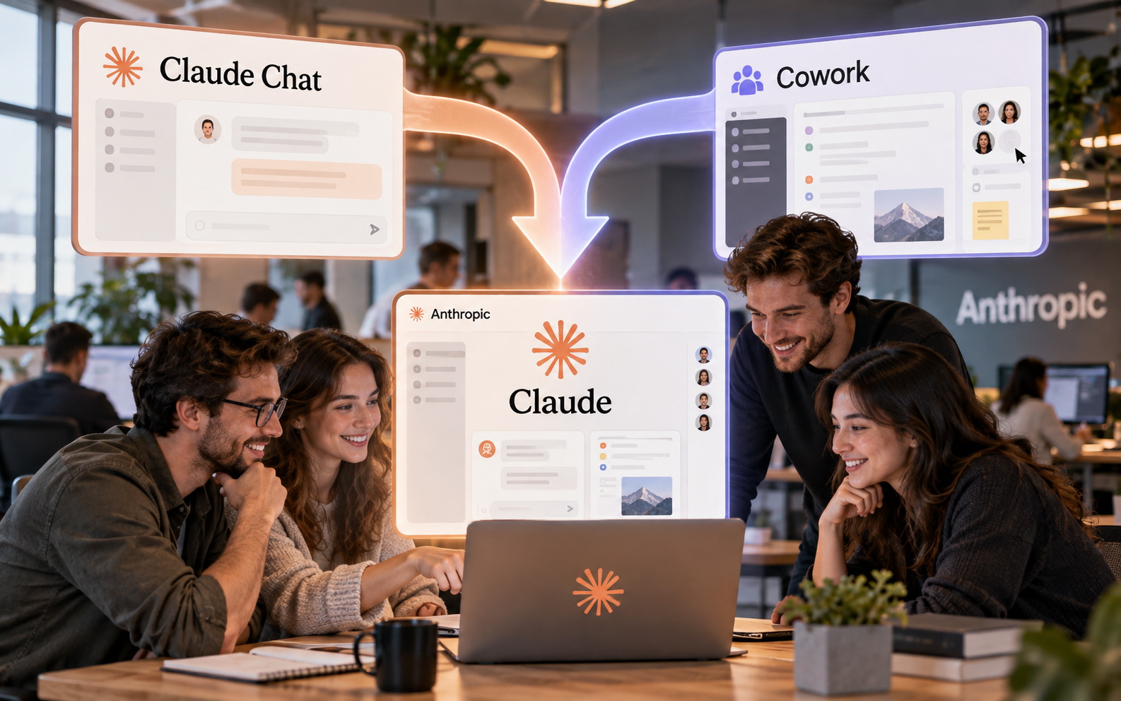 Claude Chat и Cowork от Anthropic: единый продукт для интеллектуального сотрудничества.