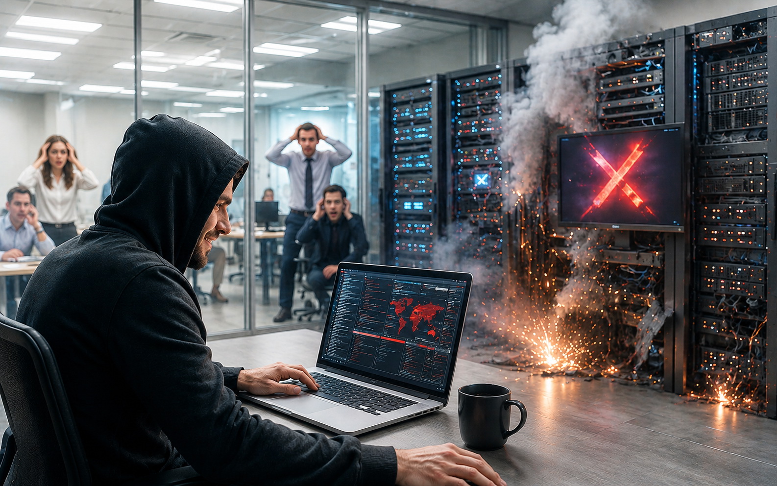 Месть уволенного: забыли отозвать доступ к IT-системе.